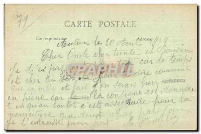 Autun (S.-et-L.) — Vista Geral — B. F., Paris — Verso
