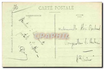 LUXEUIL-LES-BAINS — Kąt Parku — Wydawca C.L.B. nr 46 — Rewers