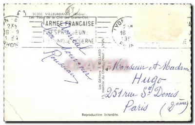 As Torres da Cidade dos Arranha-Céus — Lyon — Edições J. Gellard — Verso