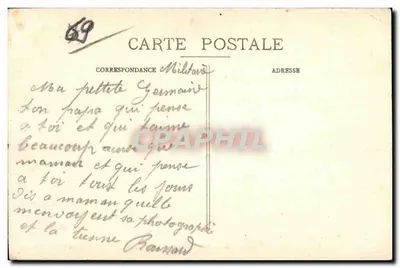 Neuville-sur-Saône — Pensionato de Bellegarde — Salão de Conversa — Verso