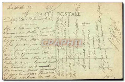 Les Halles (Rhône) — Het Kasteel en het Bos — Delorme, n°59 — Achterkant