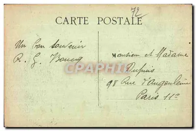 Bonnétabelle — Jezioro w lesie — mp.-photo R. Dolbeau, Le Mans — Rewers