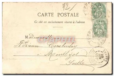 Bonnétabelle - Zamek - Dziedziniec - F. Pichonneau, wyd., w Bonnétabelle — Rewers
