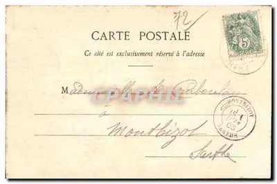 Zamek Bonnétabelle - Jezioro - 4 — F. Pichounneau, w Bonnétabelle — Rewers