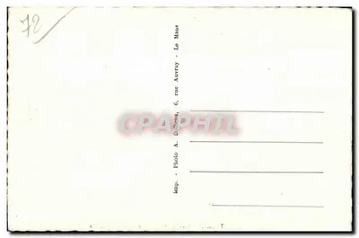 BONNETABLE (Sarthe) — Zamek — Widok ogólny — n°294 — Rewers