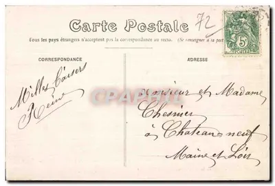 Sarlie - Zamek Bonnetable - Front Główny — Jarry, numer seryjny nieczytelny — Rewers