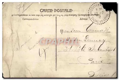 Ménessaire — Zamek — Wydawca: Hissey-en-Morvan, n°3 — Rewers