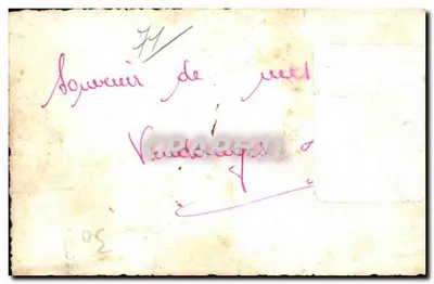 CARTE PHOTO Minhas colheitas Cavalo Carroça — Verso
