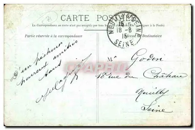 Louhans — Vista da « Salle », Jardins, Usina a Gás — Verso