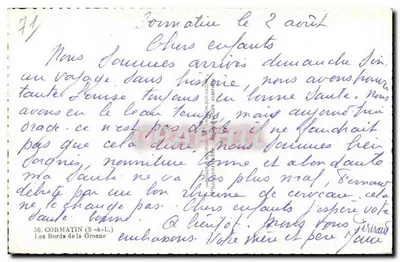 Cormatin — As margens da Grosne — editor CORMATIN (S.-à-L.) — Verso