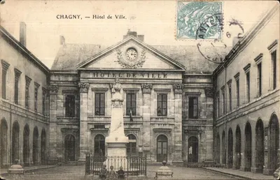 Chagny — Hotel de Ville — Simon, editor Chagny