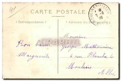 Bourbon-l'Archambault — Ujęcie Termalne — Nowe Galerie — Rewers