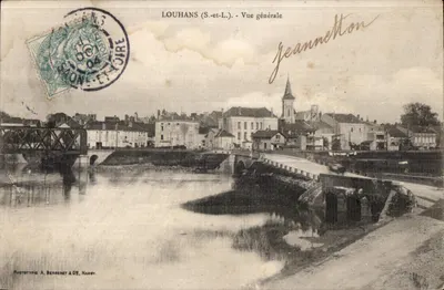 Louhans (S.-et-L.) - Vue générale — Phototypie A. Bergeret & Cie, Nancy