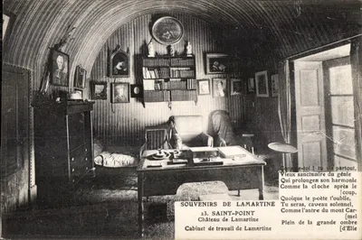 Gabinete de trabalho de Lamartine — Souvenirs de Lamartine — P. Charvet, n°23
