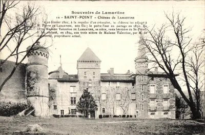 Saint-Point - Castelo de Lamartine — Recordações de Lamartine, editor Chaven, n°71