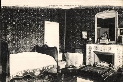 Quarto de Lamartine em St-Point — fotografia de H. Rom. I. Mason