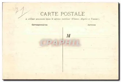 Quarto de Lamartine em St-Point — fotografia de H. Rom. I. Mason — Verso