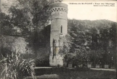 Castelo de St-POINT - Torre da Hora — Edição Louis Prudhon, Mâcon