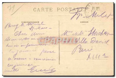 Paray-le-Monial — Muzeum Eucharystyczne — H. Bonamy, wyd. Poitiers — nr 43 — Rewers