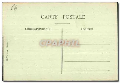 Salies-de-Béarn — Hotel Bellevue — editor M.T. imp. Limoges, n° 28 — Verso