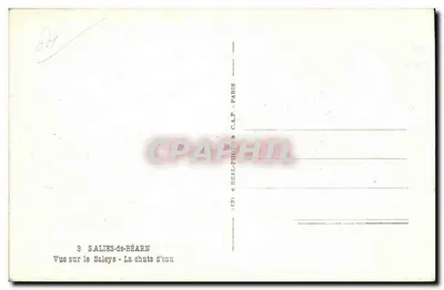 Salies-de-Béarn — Widok na Saleys — Woda spadkowa — C.A.P. Paris — Rewers