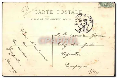 Salies-de-Béarn — Grand Hôtel — Hôtel de Paris — Editor: Georges Rosemary, n° 892 — Verso