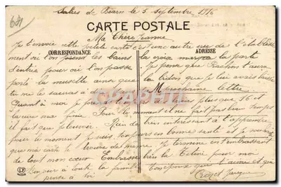 Salies-de-Béarn — Os Termas e O Círculo — n° 323 — Verso
