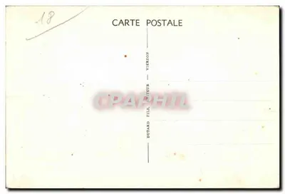 Mehun-sur-Yèvre (Cher) — Torres antiguas del Castillo de Carlos VII — editor Dutard Fils, Vierzon — Reverso