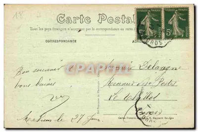 Méru-sur-Yèvre (Chey) — A Torre Redonda — Castelo de Carlos VII — Verso