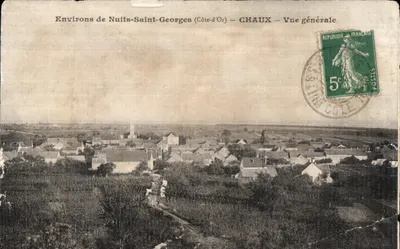 Aproximadamente Nuits-Saint-Georges (Côte-d'Or) — CHAUX — Vista geral