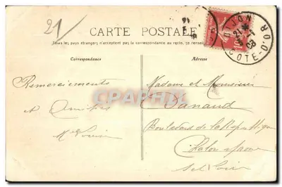 Fixin — Parc Noisot. « Le Réveil de Napoléon », Aubert, édit. 10 r. Liberté, Dijon — Verso