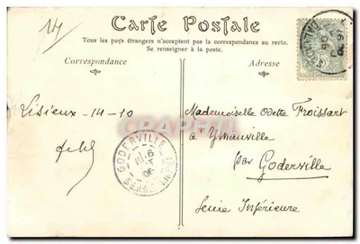 Castelo de MAILLOL (século XVII) — perto de L'Isièux — A. G. n°107 — Verso