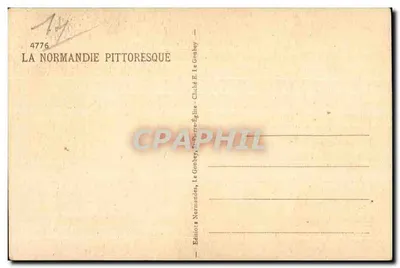 Saint-Silvère — Campesino con su carreta — Editor Le Gonbey, n° 4776 — Reverso