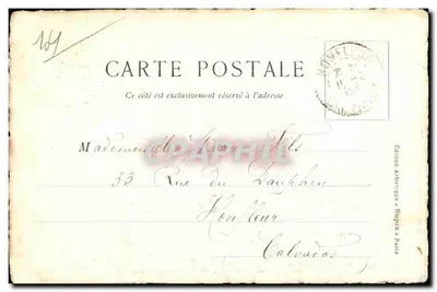 Zamek Mesnil-Guillaume (Calvados) — XVII wiek — Wydawnictwo Artystyczne Supra, Paryż — Rewers