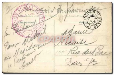 Zamek Héron — Okolice ROUEN — C.V. 793 — Rewers