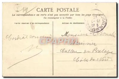 Dintorni di CONDÉ-SUR-NOIREAU — Valle della Vère. La strada nella Valle — F. Lemarois, 35, r. du Vieux-Château, Condé-sur-Noireau — Verso