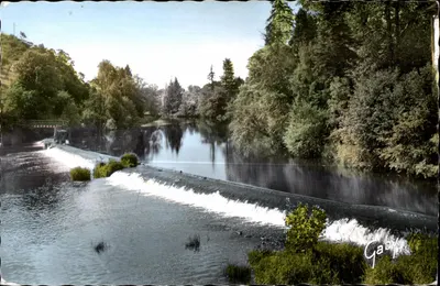 Ponte-d'Ouilly — O dique no rio Orne — Edições Gaby