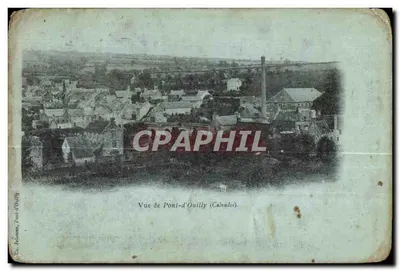 Vista de Pont-d'Ouilly (Calvados) — editor: Éd. Delaunay, Pont-d'Ouilly