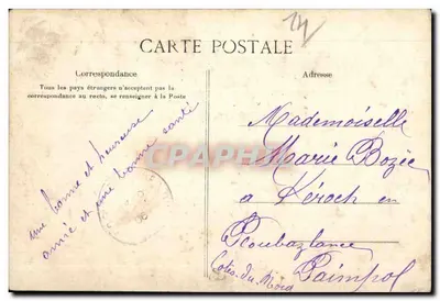 Tipos Normandos — LA C.P.A., PARIS — Modelo depositado — Verso