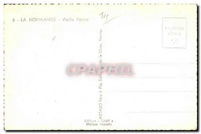 La Normandía - Vieja Granja — Ediciones Gaby, Nantes — Reverso