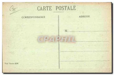 Thann - Plac targowy - Bombardowania 6 i 8 stycznia oraz 26 maja 1915 — Édit. Stuber — Rewers