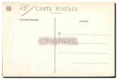 Thann — A Torre das Bruxas e o Sintral da Igreja de São Thiébault — Ad. Weilek, N° 7371 — Verso