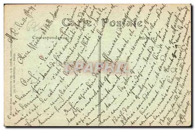 Thann (Alzacja) — Katedra, w dole, dziury od garnków — Visé Paris N° 642, Visé Thann N° 985 — Rewers