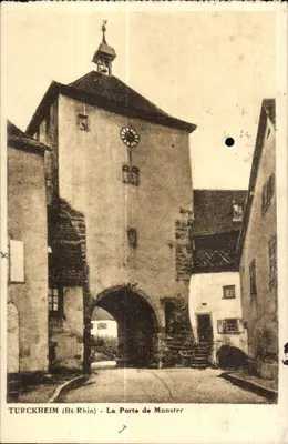 Turckheim (Ht-Rhin) — A Porta de Munique — Editor Ch. Riebstein Turckheim