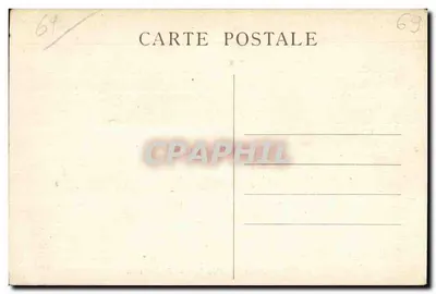 LYON — Grand Hôtel du Parc et de Bordeaux — numero di serie 69 — Verso