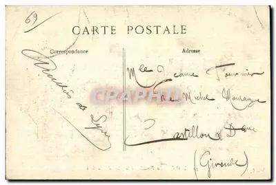 LYON — Fontanna i plac Jacobins — B.L.D. nr 50 — Rewers
