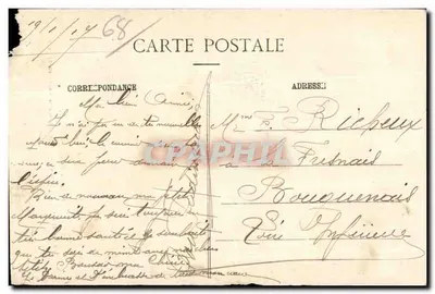 Metzeral (Hte-Alsace) — scène de destruction après les combats du 15 au 24 juin 1915 — éditeur Visa Thann .55 — Rewers