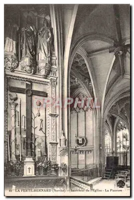 La Ferté-Bernard (Sarthe) — Interior da Igreja - A Paixão