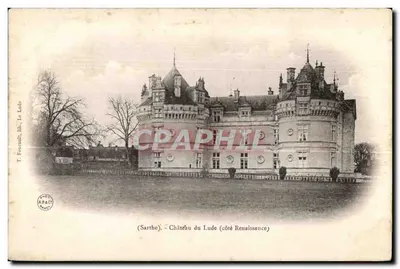 Castelo do Lude — lado Renascentista — T. Foucault, Le Lude