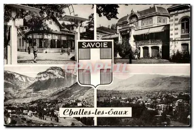 Challes-les-Eaux — vista panorâmica e edifícios — SAVOIE